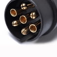 thumbnail image 3 of 7 Pin Plastic European Trailer Socket Plug Tow Bar Electrics Connector 12V, 3 of 7