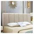 thumbnail image 3 of Exlonjet Upholstered Headboard Foldable King Size Headboards King/California King Linen Panel with Height Adjustments, 3 of 9