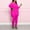 Hot Pink, variant on Turilly Women's Coats and Jackets Women Ladies Loose Solid Color Fashion Casual Sports Long Sleeve Pants Two Piece Suit