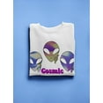 thumbnail image 3 of Alien Cosmic Approval Sweatshirt Women -Smartprints Designs, Female XX-Large, 3 of 4