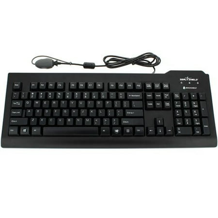 UPC: 0810491020384 | Seal Shield Seal Clean Medical Grade Keyboard – Black