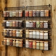 thumbnail image 6 of Spice Rack Wall Mounted 4 Pack, Space-Saving Spice Organizer for Spice Jars and Seasonings,Hanging Spice Rack Organizer for Kitchen Cabinet,or Pantry Door, 6 of 8