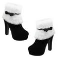 thumbnail image 3 of SOPOTUTU Women's Winter Platform Ankle Boots with Warm Lining and Non- Sole for Cold Weather, 3 of 5