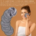 thumbnail image 5 of 12Pcs Reusable Makeup Remover Pads for Face, Eye, Lips Microfiber Facial Cleansing Rounds Washable Face Cloths , 5inch, 5 of 8