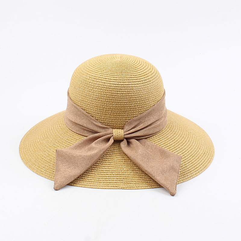 sun hat with ribbon