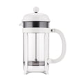 thumbnail image 2 of Bodum Chambord French Press Coffee Maker with Borosilicate Glass Carafe, 34 Ounce, White, 2 of 7