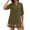 #278-Army Green, variant on Womens Cover Up Short Sleeve V Neck Button Front Sheer Burnout Mesh Beach Dress for Swimsuit Vacation Gift