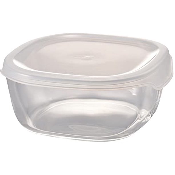HARIO Made in Japan Heat Resistant Glass Storage Container/Corner 600ml