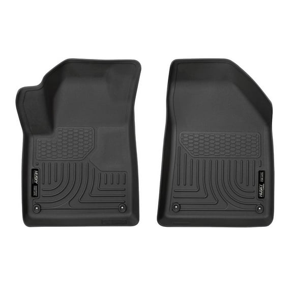 Husky Liners 55431 X-Act Contour Front Floor Liners Fits 2015-2023 Jeep Cherokee w/ or w/o Hump in Front of Driver Foot Rest 2 Pc Black
