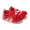 Red, variant on Meihuid Baby Girls Sandals, Floral Patchwork Strap Non-Slip Flat Shoes