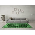 thumbnail image 3 of Ahgly Company Indoor Round Medallion Emerald Green Traditional Area Rugs, 7' Round, 3 of 4