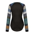 thumbnail image 4 of USSUMA Ladies Round Neck Fall Winter Top - Womens Long Sleeve Shirts Basic Tunic Tops Plus Size Graphic Womens Sweatshirts Pullover Graphic Sexy Cold Shoulder Womens Tops Dressy Casual Sexy, 4 of 6