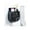Black, variant on Wall Mount Toilet Roll Paper Holder, Double Layer Large Capacity Storage Box, Wall Mounted Waterproof Tissue Box (Black-White) Back To School