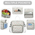 thumbnail image 2 of Summer-Themed Leakproof Cooler Bag - Large Insulated Tote for Ice Cream & Dessert, Multi-Pocket Waterproof Lunch Bag for Travel, Picnic & Food Storage, 2 of 5