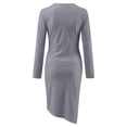 thumbnail image 2 of KaLI_store Formal Dresses Women's Elegant Sleeveless Off Shoulder Bodycon Long Formal Party Evening Dress Grey,S, 2 of 5