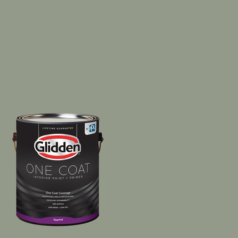 Glidden One Coat Interior Paint + Primer, Green Tea Leaf / Green, 1