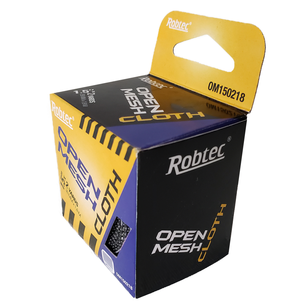 Robtec Open Mesh Cloth, 180 Grit, 1.5" x 2 Yards (Pack of 4)