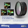 thumbnail image 5 of Ultimaxx 40.5mm Complete Filter Accessory Bundle - Includes: 0.43x Wide-Angle & 2.2x Telephoto Zoom Lens Attachments, 6PC Gradual Color Filter Kit & Much More (23pc Bundle), 5 of 10