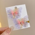 thumbnail image 1 of Horquilla de mariposa voladora 2024, nuevas pinzas para el pelo coloridas y brillantes para niñas pequeñas, lazos para el pelo de mariposa con bolas de peluche para niñas, accesorios para el pelo de m, 1 of 7