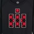 thumbnail image 3 of International Harvester Buffalo Plaid - Women's Lightweight French Terry Long Sleeve Shirt, 3 of 6