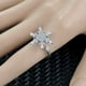 thumbnail image 3 of Anillo de ansiedad de copo de nieve para Mujer, Fidget Anillos giratorios, joyería para Mujer, Anillos de acero inoxidable, 3 of 4