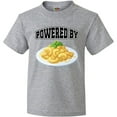 thumbnail image 3 of Inktastic Powered by Macaroni and Cheese Youth T-Shirt, 3 of 5