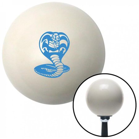 American Shifter Blue King Cobra Ivory Shift Knob with M16 x 1.5 Insert Shifter Auto Manual Custom Brody