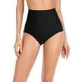thumbnail image 3 of Gibobby Bikini Bottoms for Women String Bathing Suit Bottom with Moderate Coverage Low Waist Swim Bottom(Black,XL), 3 of 8