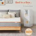 thumbnail image 5 of Hbaid 10" Twin Mattress Medium Cooling Gel Memory Foam Hybrid Mattress, Twin, 5 of 6