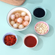 thumbnail image 4 of Plato de salsa de ketchup de fondo poco profundo de paja de trigo, cuencos para mojar, mini plato de vajilla, platos de condimento, plato de mostaza para soja, vinagre, ketchup, pasta, mermelada,, 4 of 5