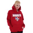 thumbnail image 3 of Dominican Republic Home Plate Base Hoodie Sweatshirt Women Men Brisco Brands 3X, 3 of 5