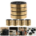 thumbnail image 5 of RENACLIPY Golden Plastic Isolation Pads for Amplifiers and Speakers Noise Reduction, 5 of 5