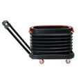 thumbnail image 4 of Wswqop Collapsible Car Bucket Fishing Basket with Wheels Telescoping Handle 37L Trolley, 4 of 8