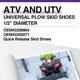 thumbnail image 5 of Snow Plow Shoes for Polaris, 2PCS Heavy Duty Snow Plow Skid Shoe for ATV & UTV Plow, Adjustable Hard, 5 of 5