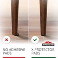 thumbnail image 6 of X-Protector Non Slip Furniture Pads - 36 Grippers 1" Self-Adhesive Rubber feet - Non Skid Protectors, 6 of 7