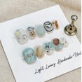 thumbnail image 3 of 2026 spring new love pearl smudge pure handmade wear armor see life talisman graffiti cute ins wind nail art sticker, 3 of 7