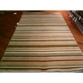 thumbnail image 5 of SAFAVIEH Tibetan Estelle Striped Wool Area Rug, Camel/Multi, 4' x 6', 5 of 5