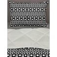 thumbnail image 3 of Abstract Comforter & Sham Bedding Set, Monochrome Squares of Many Sizes Motif with Grid Design Geometric Rows Pattern, 3 pcs Duvet Set Microfiber Filling Quilt, 5 Sizes, Black White, by Ambesonne, 3 of 4