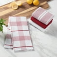 thumbnail image 3 of Better Homes & Gardens Red Mark Cotton Waffle-Weave Dual-Purpose Oversized Kitchen Towels 4 Pack, 3 of 6