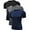 0011#,Black / Grey / Navy,3Pack, variant on Cadmus Men's 3 Pack Compression Athletic Undershirts , Workout Gym Baselayer T-Shirts Tops ,0011#,Black / Grey / Navy,XX-Large