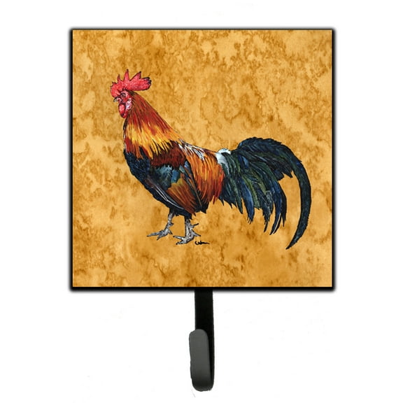 Carolines Treasures 8651SH4 Rooster Leash or Key Holder Single Hook multicolor