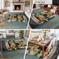 thumbnail image 5 of 5'x7' Area Rugs, Bathroom Frog Indoor Outdoor Area Rug for Living Room Bedroom, Toilet Animals Vintage Washable Bathroom Rugs Kitchen Floor Carpet Mats Home Decor Aesthetic, 5 of 8