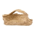 thumbnail image 2 of Maceta rústica de madera artificial a , bonsái de escultura, contenedor de jardinera de tocones para baños, alféizares de ventana de sala de Macarena florero, 2 of 8