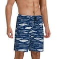 thumbnail image 2 of Fotbe Ornamental Fish Pantalones Cortos de Pijama para Hombre, Ropa de Dormir, Pantalones de Pijama Cortos para Hombre-Medium, 2 of 6