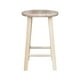 thumbnail image 3 of Taburete IC International Concepts con tapa redonda de madera maciza de 18 pulgadas, 3 of 5