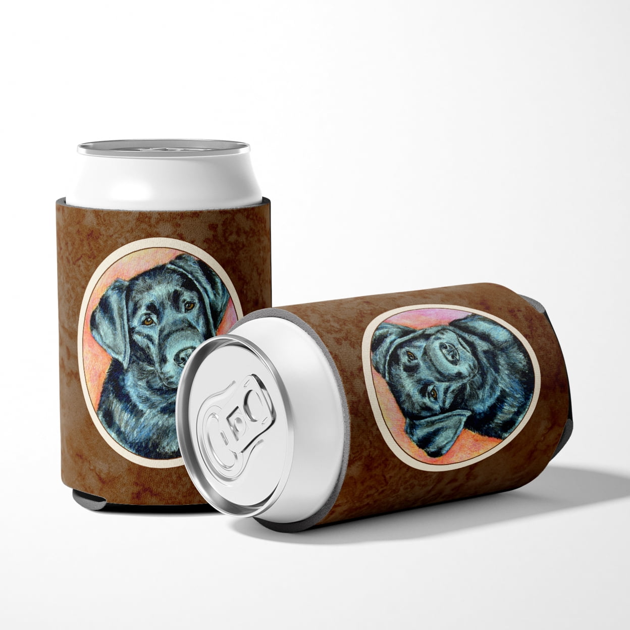 Caroline's Treasures 7177CC Black Labrador Can or Bottle Hugger, Can Hugger, multicolor