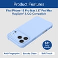 thumbnail image 3 of onn iPhone 18 Pro Max and iPhone 17 Pro Max Phone Case with MagSafe, Blue, 3 of 8