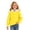 Yellow, variant on Bigetiay Girls Contrast Stitching Pullover Hoodie Long Sleeve Warm Fall Clothes 14-15 Years