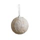 thumbnail image 2 of Bolas de espuma navideñas colgantes | Textura de tela estampada Stickys | Colores beige, rojo, blanco y gris | Esferas decorativas ligeras y duraderas de 8 cm para decorar árboles, ventanas,, 2 of 6