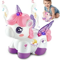Toys for 1 Year Old Girls,  Baby Musical Light up Crawling Toys 6-12 Months, Toddler Interactive Learning Toys Gift
